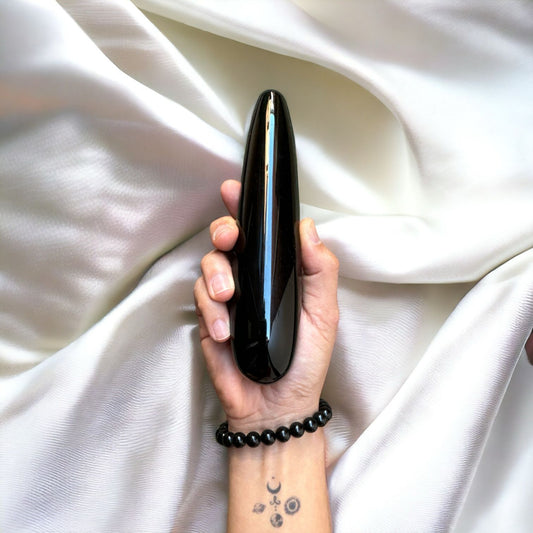 Black Obsidian Yoni Massage Wand