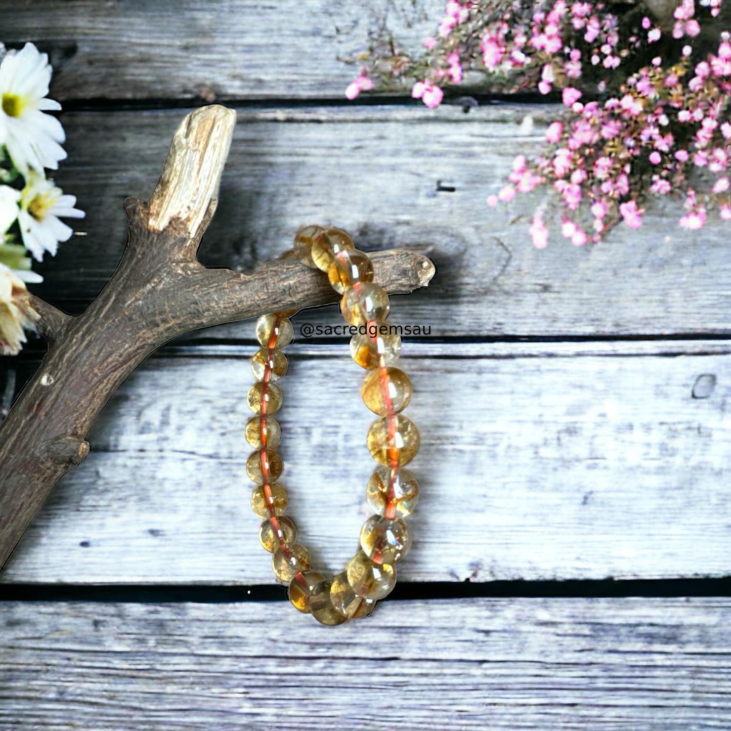 Golden Healer 8mm Bracelet