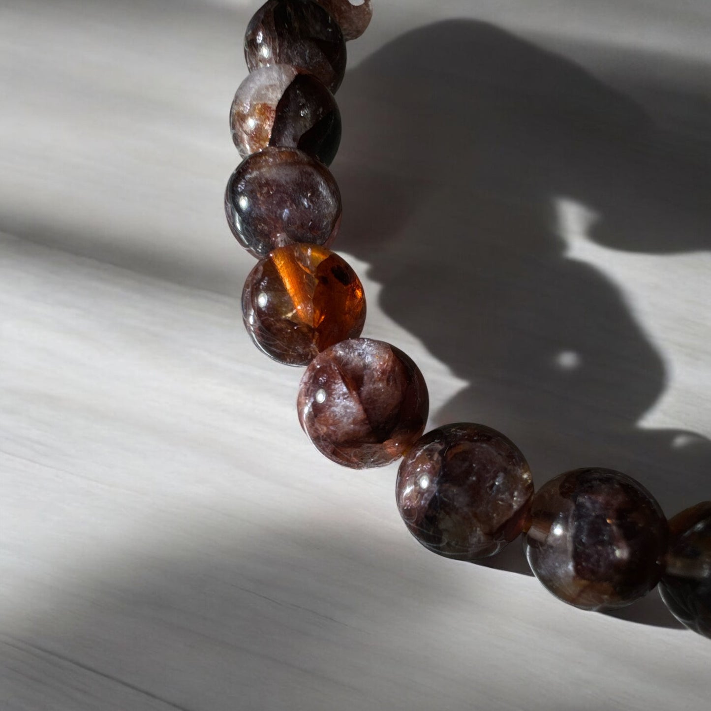 Fire Quartz 8mm Bracelet