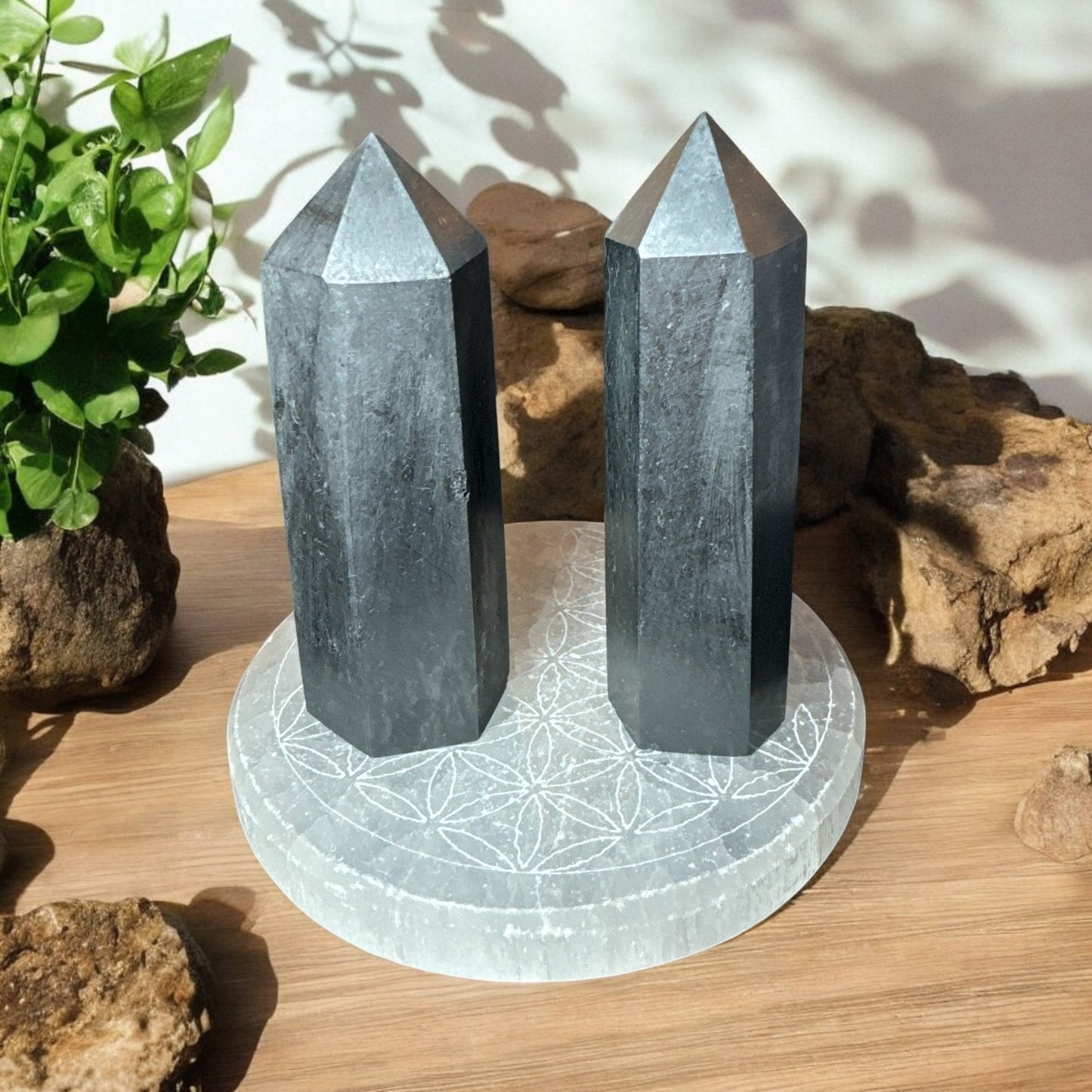 2 x Shungite Tower